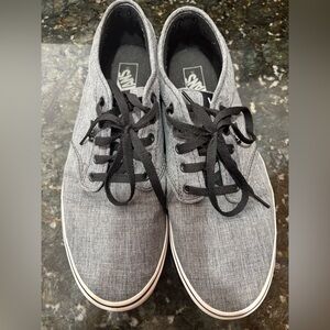 Vans Men's Black and Gray Sneakers